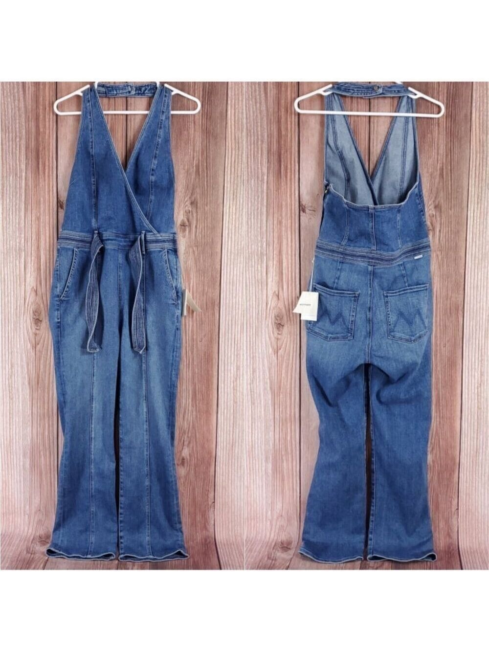 Mother Womens Size 30 The Halter Hustler Jumpsuit Ankle A Groovy Kind Of Love